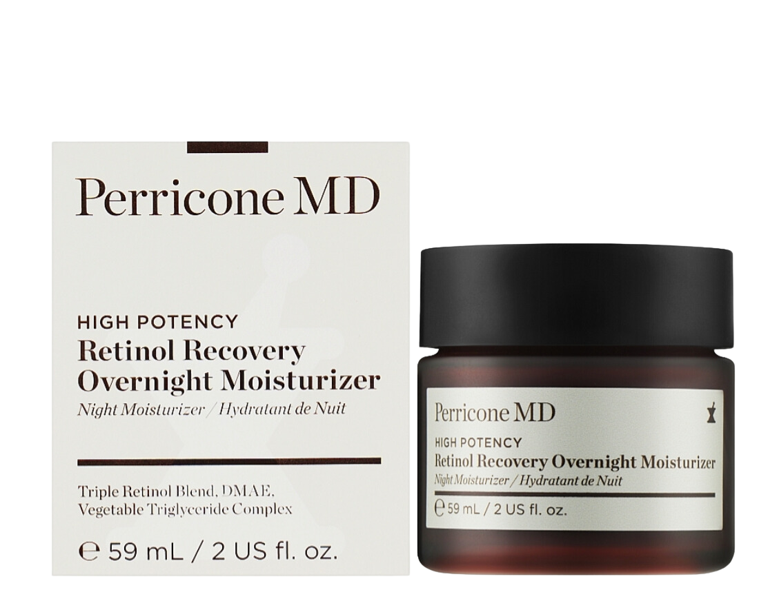 Зволожуючий нічний крем для обличчя з ретинолом PERRICONE MD High Potency Retinol Recovery Overnight Moisturizer 59ml