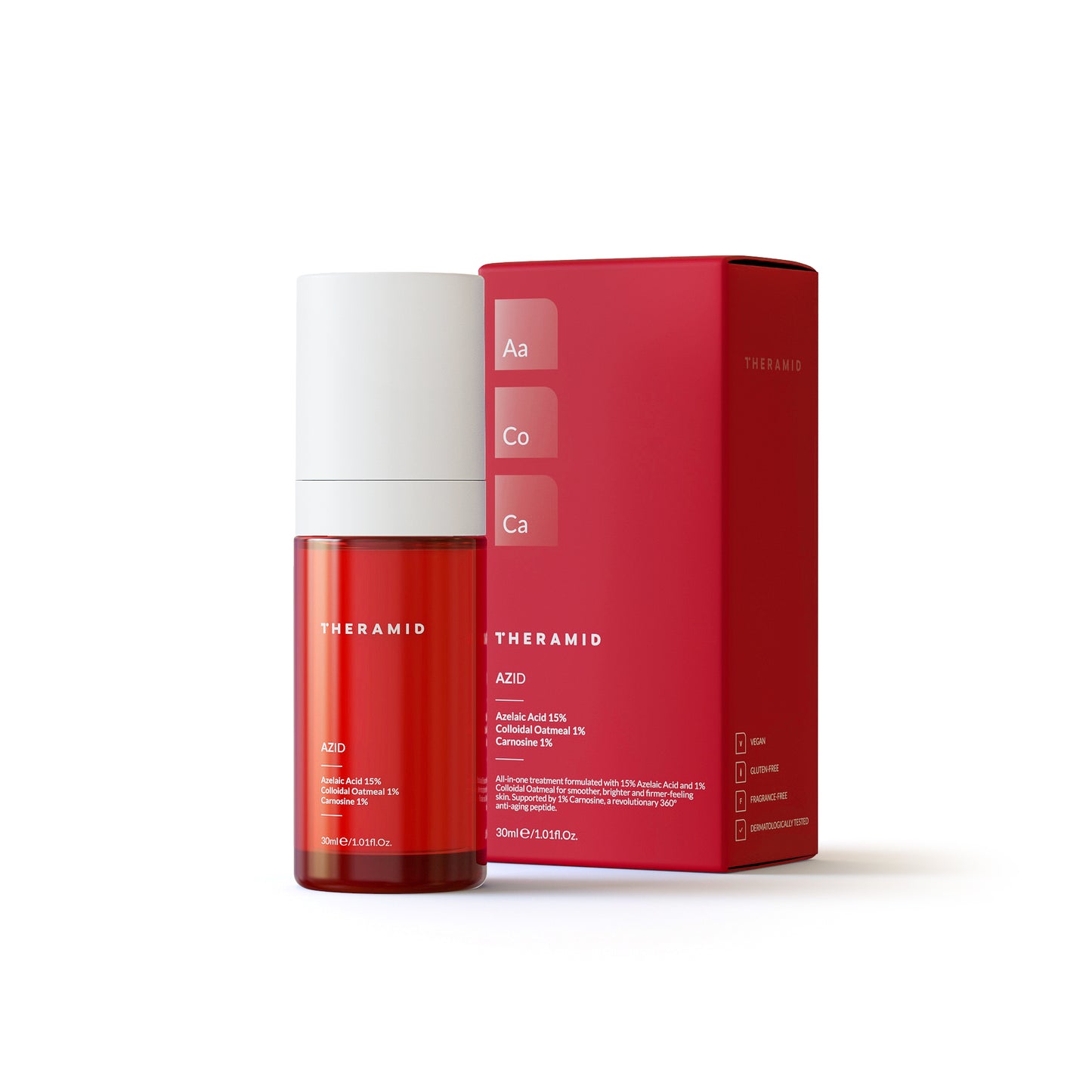 Антивікова сироватка для обличчя з азелаіновою кислотою Theramid AZID 15% Azelaic Acid Treatment 30 ml