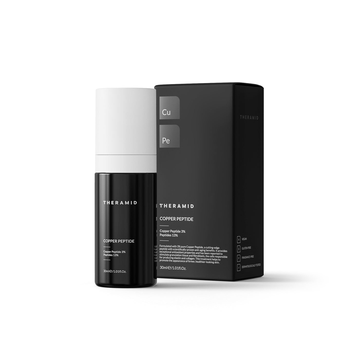 Антивікова сироватка з пептидами міді 3% Theramid Copper Peptide 30 ml