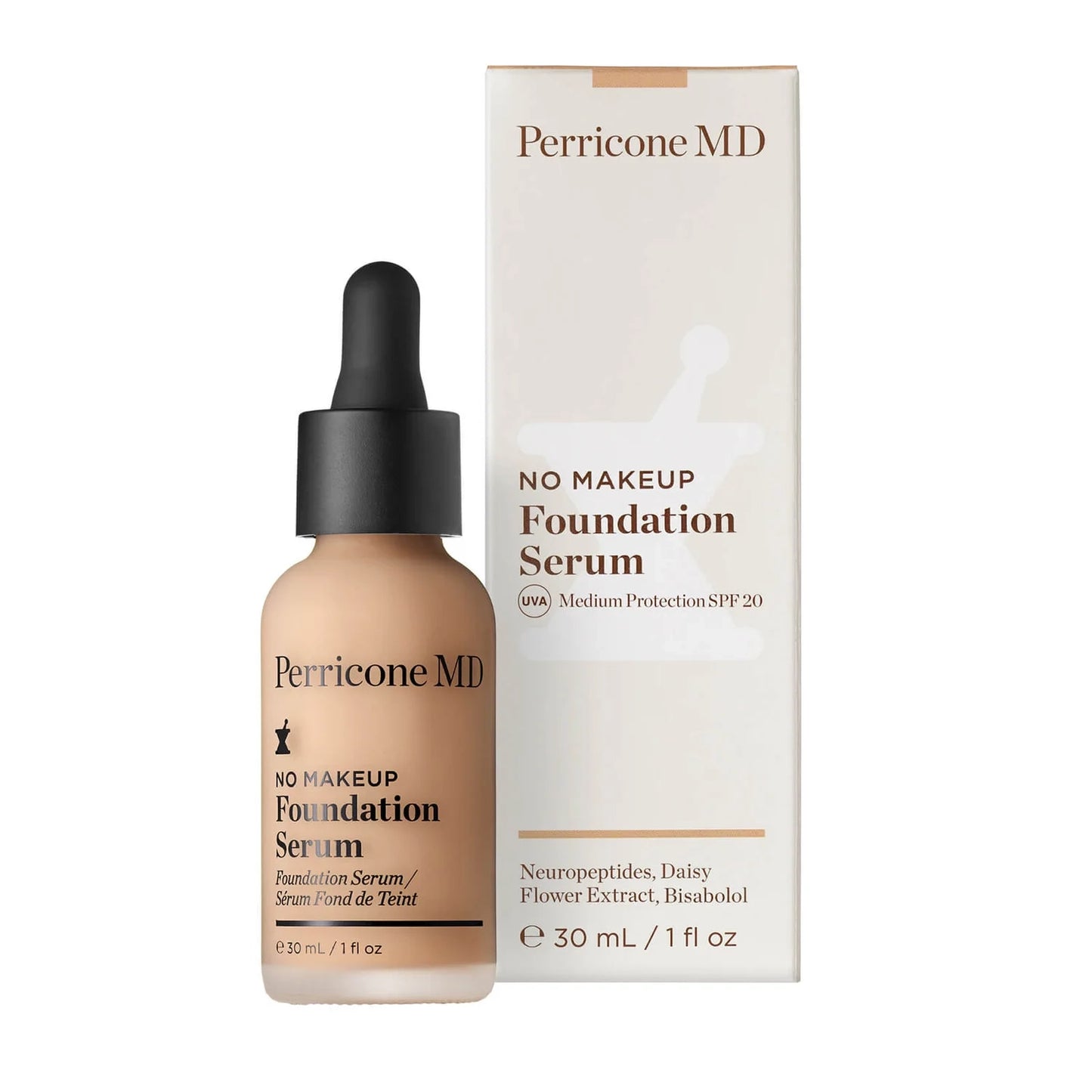 Тональна сироватка з SPF20 PERRICONE MD No Makeup Foundation Serum Broad Spectrum SPF 30ml