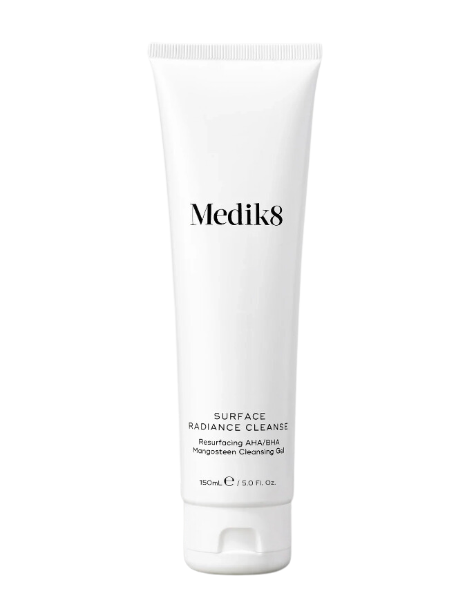 Гель для вмивання з AHA, BHA й екстактом мангостана Medik8 Surface Radiance Cleanse 150ml