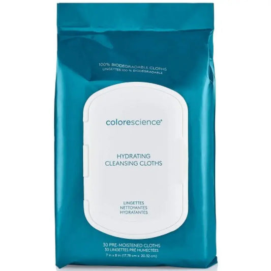 Серветки для очищення обличчя Colorescience Hydrating Cleansing Cloths 30 шт