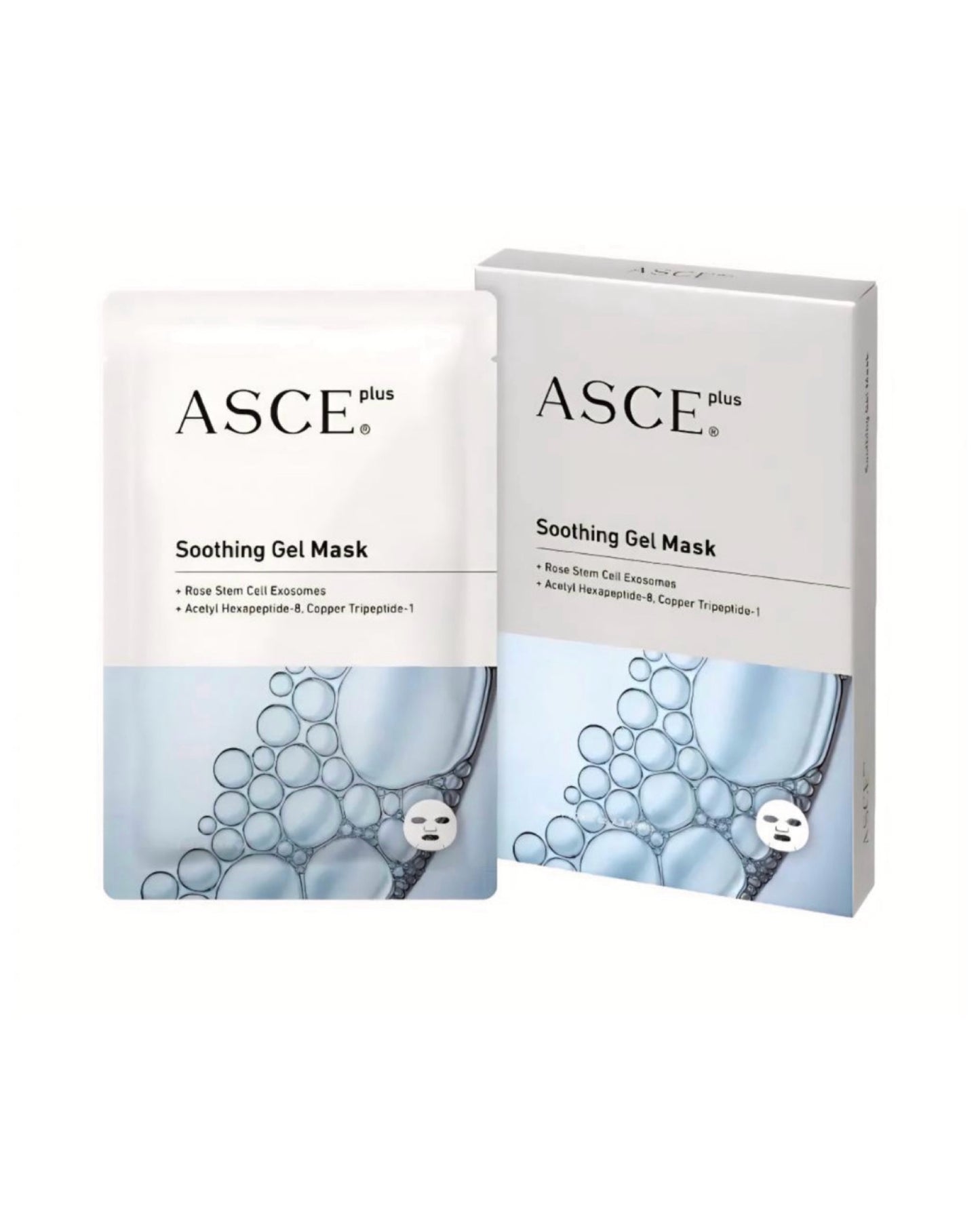 Заспокійлива гелева маска з екзосомами ASCE Plus Soothing Gel Mask