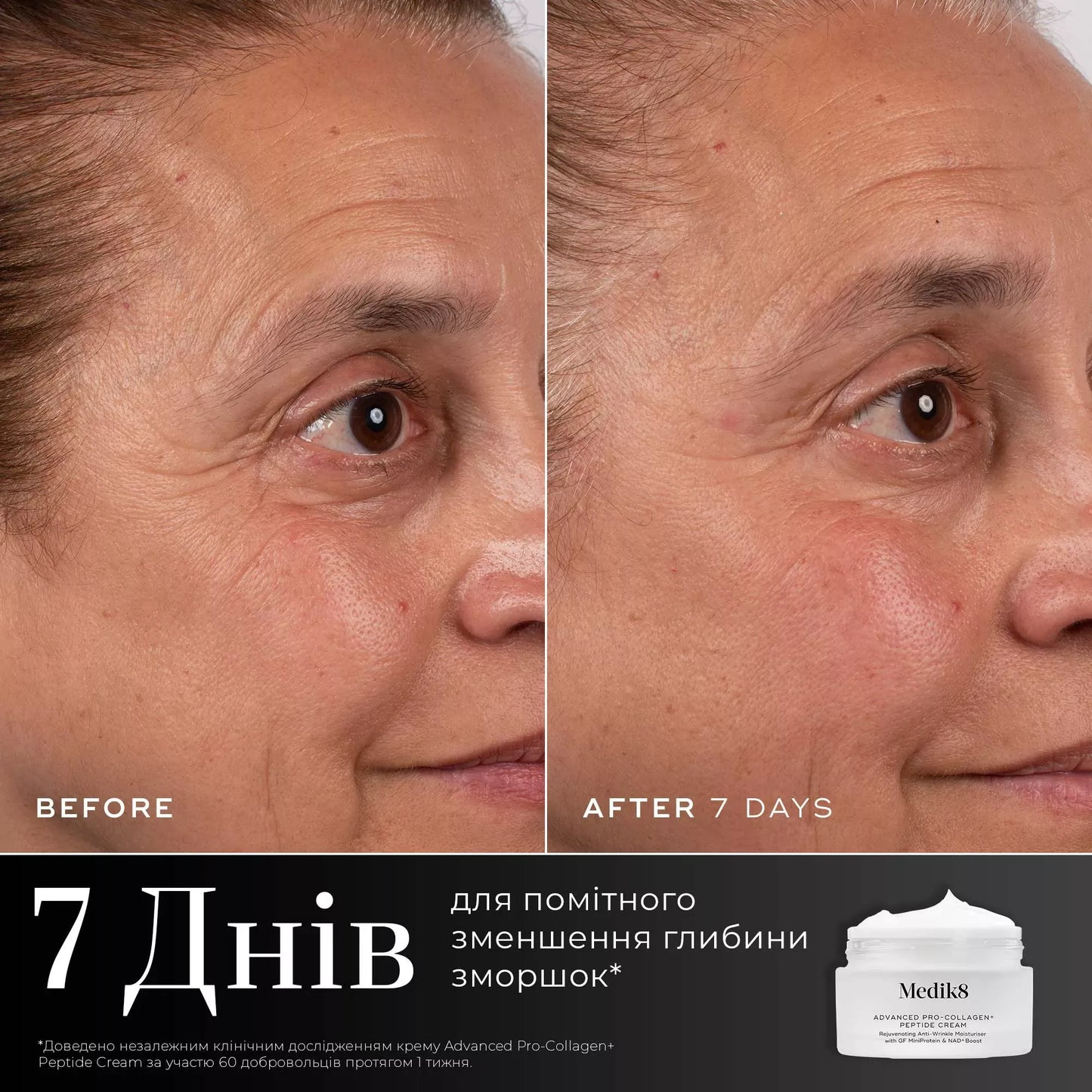 Зволожувальний крем з пептидами і колагеном Medik8 Advanced Pro-Collagen + Peptide Cream 50 ml