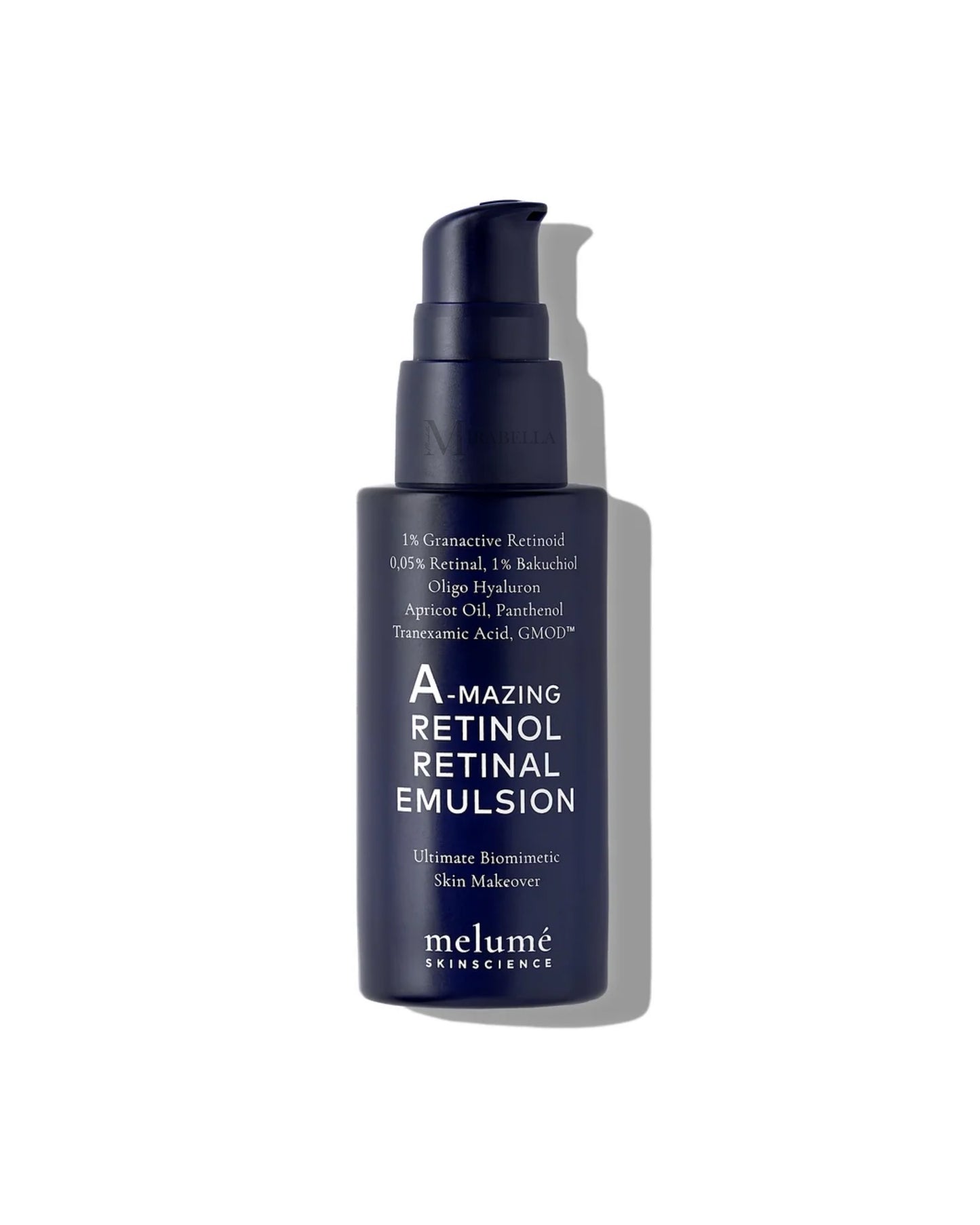 Нічна мікроемульсія з ретиноїдом і ретиналем Melumé Skinscience A-mazing Retinol Retinal Emulsion 30 ml