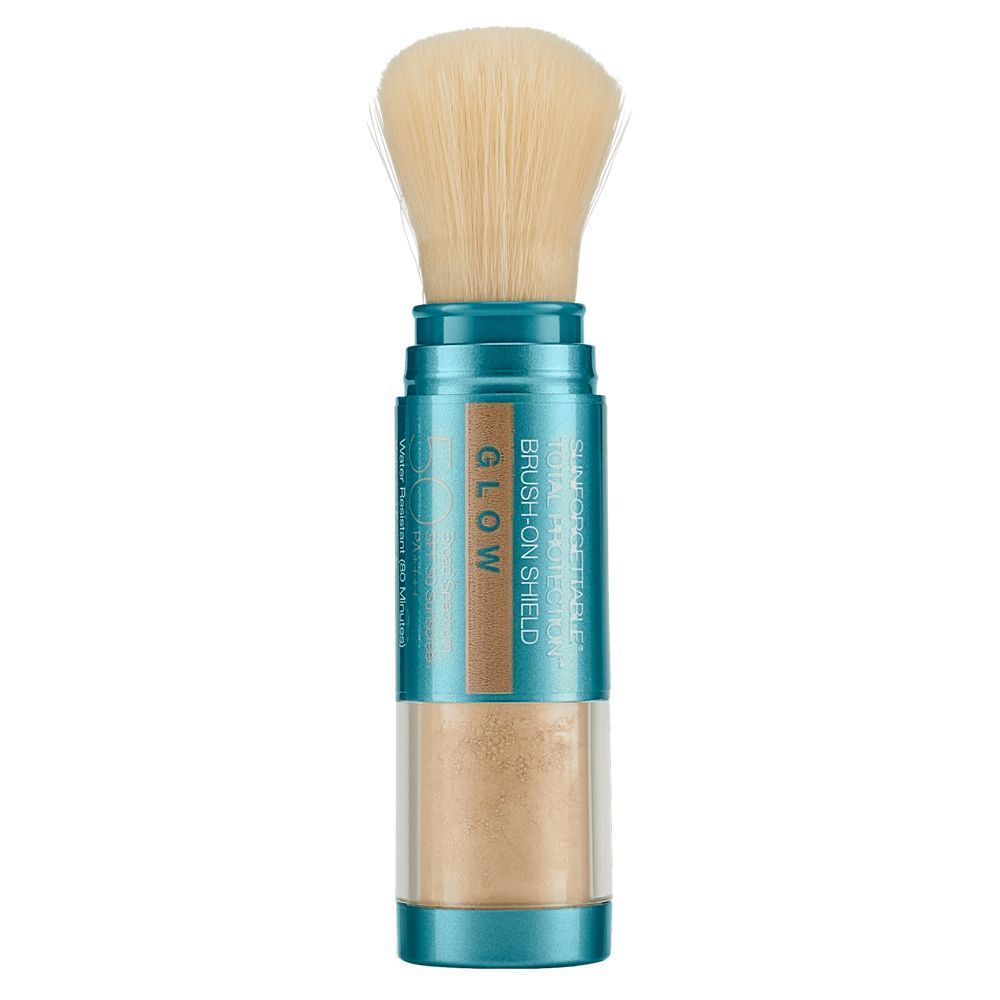 Сонцезахисна пудра з пензлем "Золоте сяйво" Colorescience Sunforgettable Total Protection Brush-On Shield SPF50 4.3g